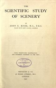 The scientific study of scenery