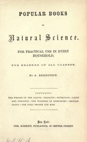 Popular books on natural science by Aaron David Bernstein