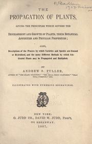The propagation of plants