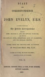 Diary and correspondence of John Evelyn by John Evelyn