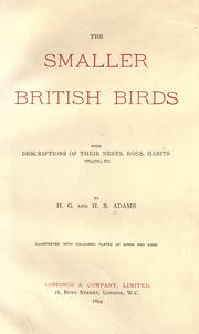 Cover of: smaller British birds