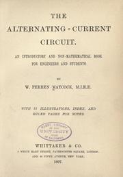 Cover of: The alternating-current circuit by W. Perren Maycock