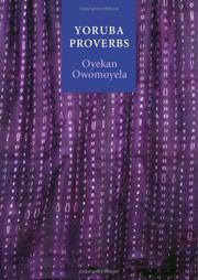 Cover of: Yoruba Proverbs | Oyekan Owomoyela