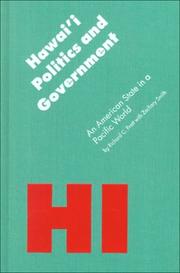 Cover of: Hawai'i Politics and Government: An American State in a Pacific World (Politics and Governments of the American States)