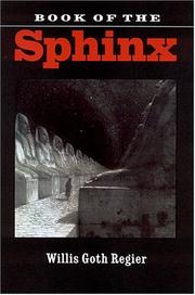 Cover of: Book of the Sphinx (Texts and Contexts) by Willis Goth Regier