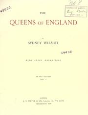 Cover of: The queens of England by Sydney Wilmot