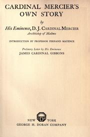 Cover of: Cardinal Mercier's own story