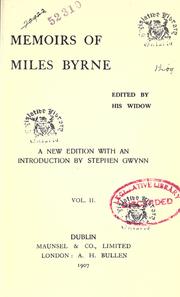 Memoirs of Miles Byrne by Miles Byrne