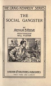 Cover of: The social gangster
