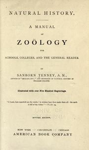 Cover of: Natural history. by Sanborn Tenney