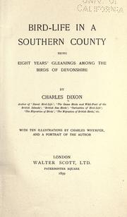 Cover of: Bird-life in a southern county by Dixon, Charles