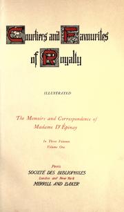 Cover of: The memoirs and correspondence of Madame D'Épinay. by Louise d’Épinay, Louise d’Épinay