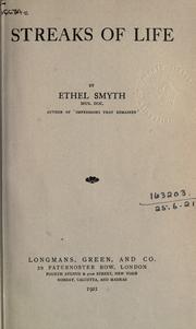 Cover of: Streaks of life by Ethel Smyth