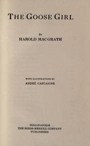 The Goose Girl by Harold MacGrath