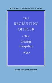 Cover of: The recruiting officer by George Farquhar