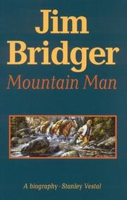 Cover of: Jim Bridger, mountain man: a biography.