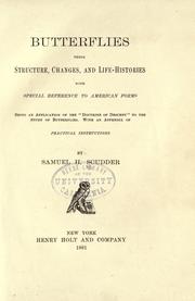 Cover of: Butterflies by Samuel Hubbard Scudder