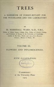 Cover of: Trees: a handbook of forest-botany for the woodlands and the laboratory