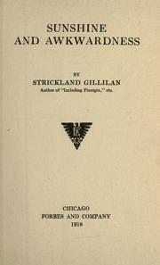 Cover of: Sunshine and awkwardness by Strickland W. Gillilan