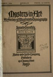 Cover of: Böcklin: German school.