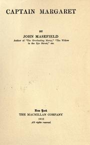 Cover of: Captain Margaret by John Masefield