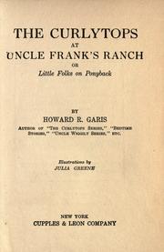 Cover of: Curlytops at Uncle Frank's ranch: or, Little folks on ponyback