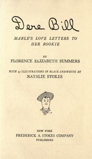 Cover of: Dere Bill by Florence Elizabeth Summers