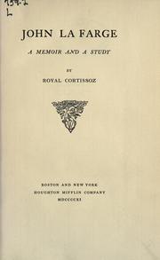 Cover of: John La Farge by Royal Cortissoz