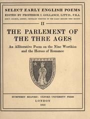 The parlement of the thre ages