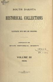 Cover of: Report and historical collections