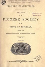 Cover of: Michigan historical collections. by Michigan. Historical Commission