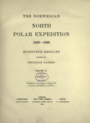 Cover of: The Norwegian North polar expedition, 1893-1896