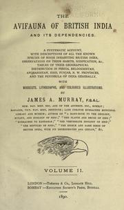 Cover of: The avifauna of British India and its dependencies by James A. Murray