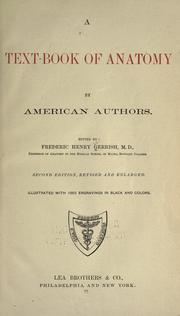 Cover of: A text-book of anatomy