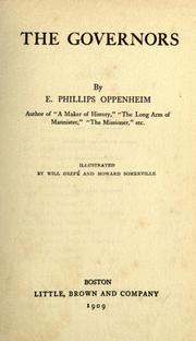 The Governors by Edward Phillips Oppenheim