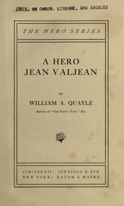 Cover of: A hero: Jean Valjean