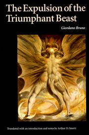 Cover of: The expulsion of the triumphant beast by Giordano Bruno