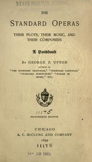 Cover of: standard operas | George P. Upton