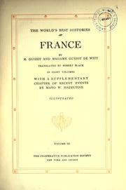 Cover of: France by François Guizot