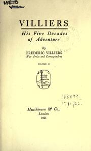 Cover of: Villiers by Villiers, Frederic