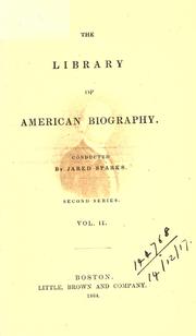 Cover of: library of American biography.  Second series.