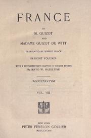 Cover of: France by François Guizot