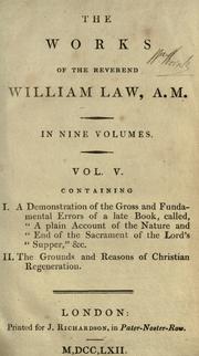 Cover of: The works. by William Law