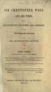 Cover of: Sir Christopher Wren and his times by Elmes, James