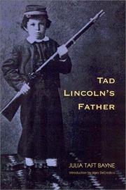 Cover of: Tad Lincoln's father by Julia Taft Bayne