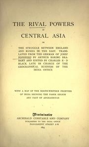 The rival powers in Central Asia by Józef Popowski