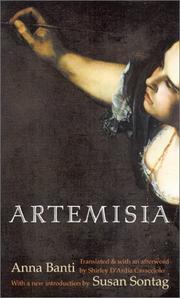 Cover of: Artemisia (Second Edition) (European Women Writers) | Anna Banti