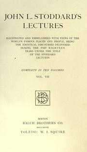 John L. Stoddard's lectures