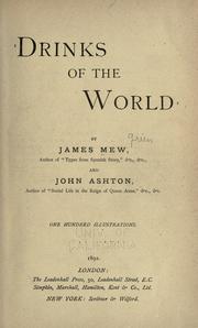 Cover of: Drinks of the world by James Mew