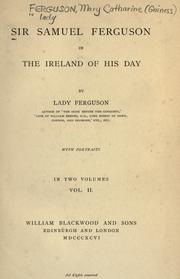 Cover of: Sir Samuel Ferguson in the Ireland of his day